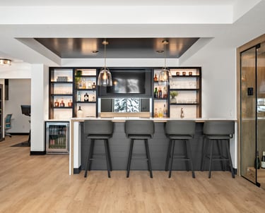 Custom basement bar installation in Cumming, GA – expert remodeling service