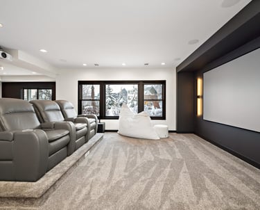 Professional basement finishing contractor near Cumming, GA – modern upgrades