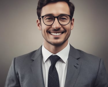 man standing near white wall