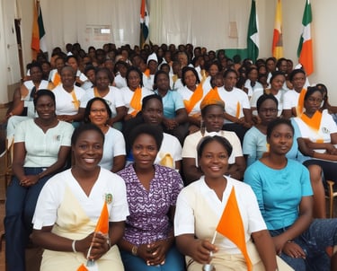A group of diverse women engaged in a leadership workshop.