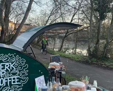 Mobile coffee cart