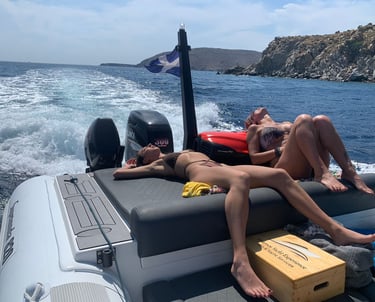 Yacht cruise rib transfer Mykonos Paros 
