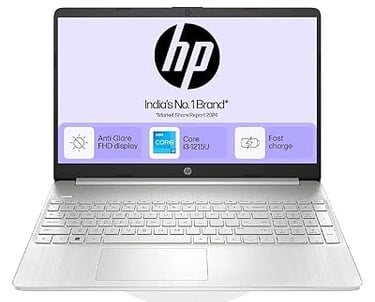 a laptop computer with a hp logo on it