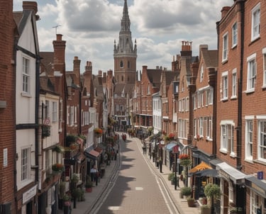 High Street in Colchester Mock up