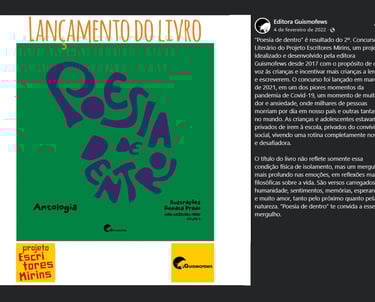 Antologia Poesia de dentro, Editora Guismofews