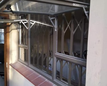 Kitchen window installation