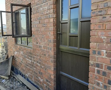 bronze stable door and kitchen window installation in durban