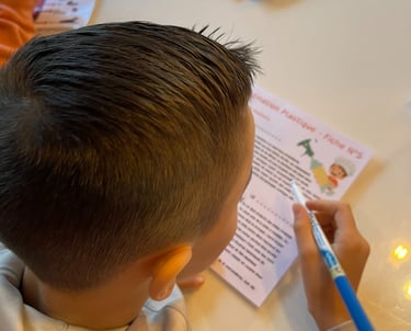 animation enfant, atelier pédagogique