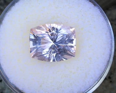 Beryl Morganite cut by J2G