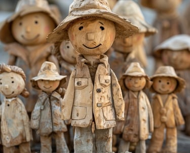 Rebellion der Holzfiguren