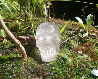 crâne cristal quartz