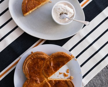 Glace au gâteau basque Maison Pommiers
