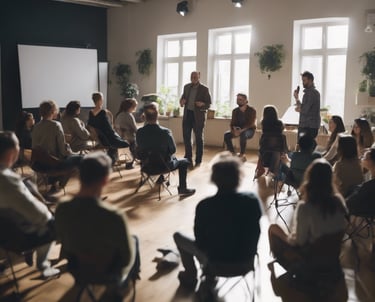 Creativity flowing advertisement