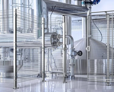 Grille de protection en inox