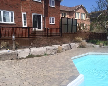 Image of previously done handrail installation