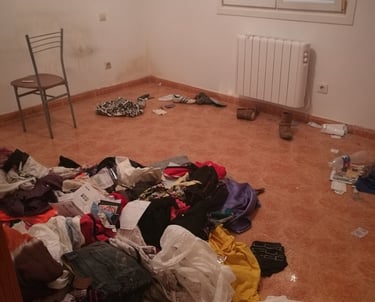 Limpieza después de una ocupación.