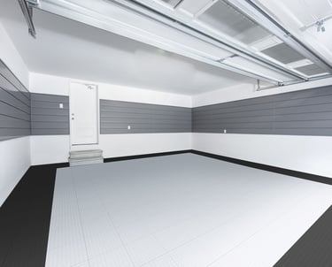 With the clean, modern look of modular flooring