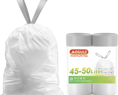a bag of white paper towels and a bag of toilet paper towels