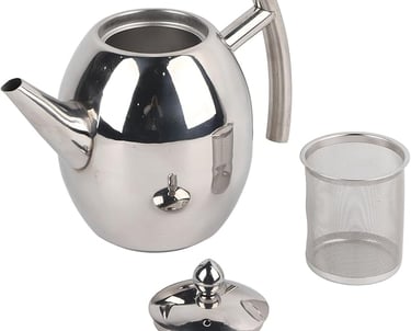 a teapot with a teapot and a cup of tea