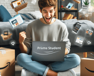 a man sitting on a bed with a laptop and a laptop
