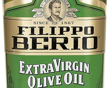 a bottle of extra virgin olive oil