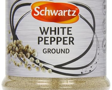 a white pepper pepper peppercore grounding powder