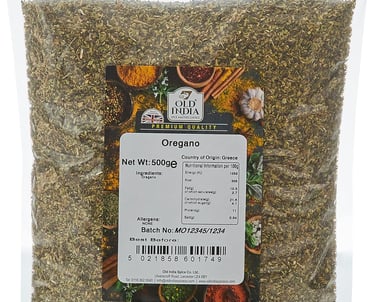 a bag of dried oreganonoi