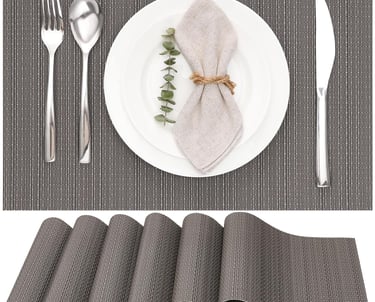 a place setting with place settings for place settings