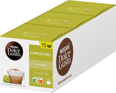 a box of coffee beans and a cup of coffee