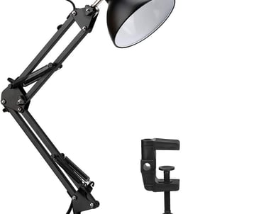 a lamp that is sitting on a table