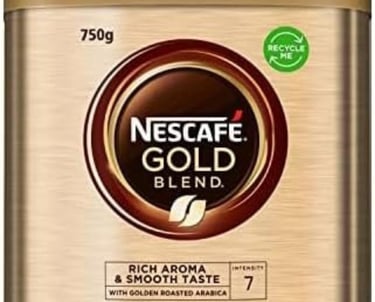 a coffee beans and coffee beans in a tin canister