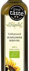 a bottle of sunflower oil