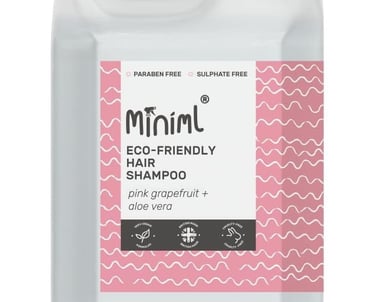 a bottle of eco - friendly shampooe shampooe