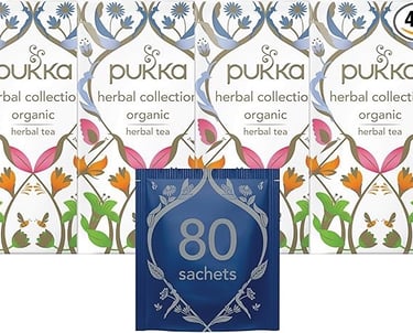 a tea bag of pukka tea bags of pukka tea