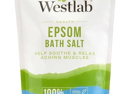 a bag of epsom salts in a bag