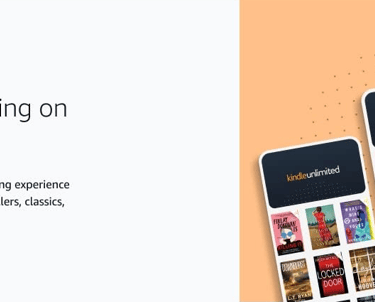 a phone screen showing a book cover and a book