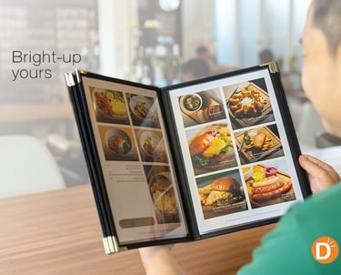 ขายแฟ้มเมนูอาหาร