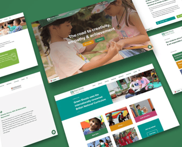 a group of children's websitepages with a variety of different themes