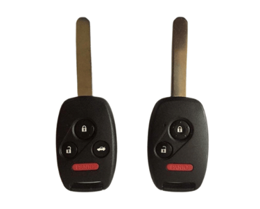 Break-resistant replacement Honda key with OEM remote for Civic and Accord