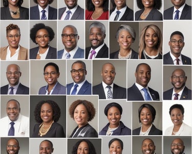 A successful project presentation with charts and graphs.