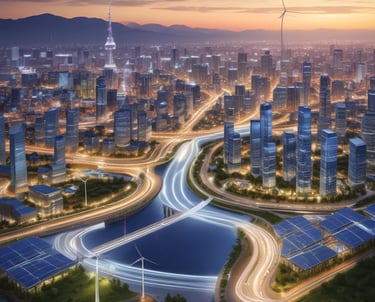 A modern semiconductor manufacturing facility.