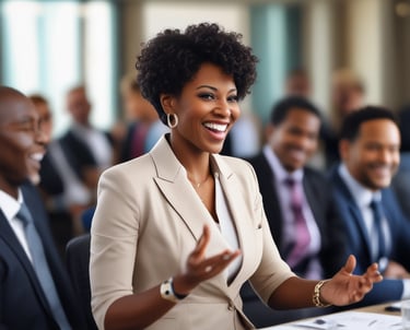 A professional team engaged in a workshop setting.