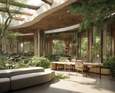 a blue sky is seen through the branches of a tree