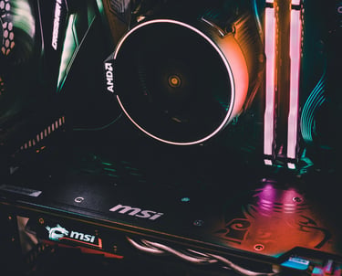 Gaming PC cooling fan