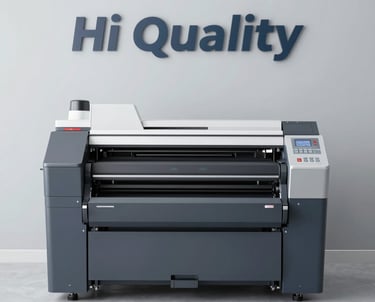 A close-up view of a graphic design featuring the text 'ON DISPLAY' highlighted in red on a white background. The letters are bold and part of a limited edition print design. Curved lines and shapes in black, green, and red are artistically arranged around the text.