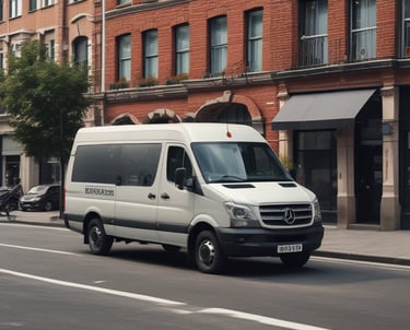 person standing near gray car