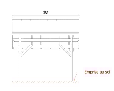 Plan de carport en bois