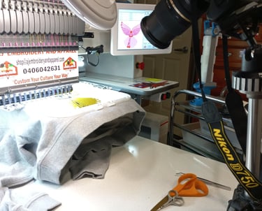 Embroidery at work branding specialisation with rpofessional high premium look and feel gold coast