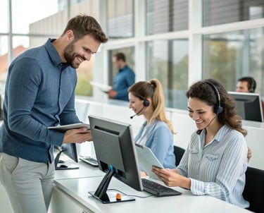 Klientu apkalposana, pardosana ar MI