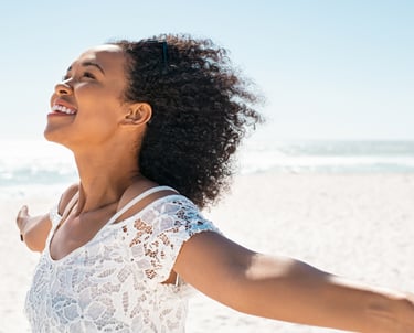 Black Woman Embrace Change